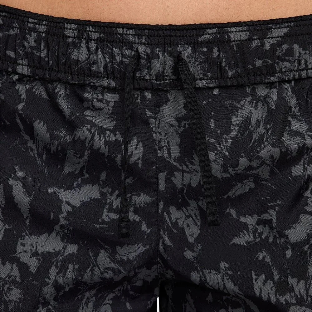 NWT Nike Dri-Fit Mesh Tempo Black Printed Running Shorts